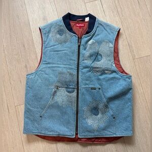 Supreme Nate Lowman Work Vest | Denim